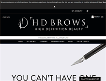 Tablet Screenshot of hdbrows.com